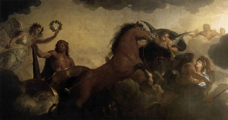 Charles le Brun Hercules Sweden oil painting art